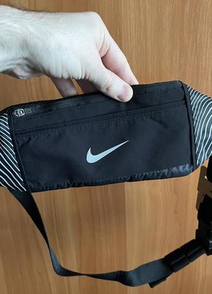 Бігова бананка nike waistpack, оригінал, рефлектив2 фото