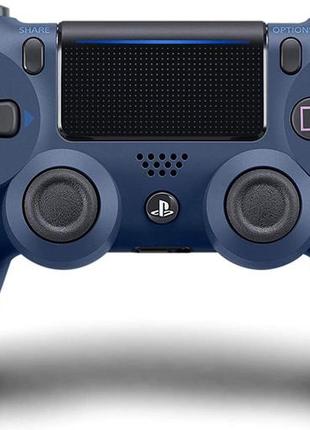 Бездротовий контролер ps4 dualshock 4: midnight blue для sony playstation 4