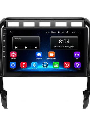 Штатная магнитола lesko для porsche cayenne i рестайлинг (957) 2007-2010 экран 9" 2/32gb wi-fi gps base