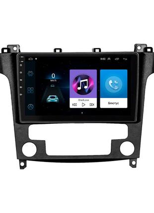 Штатна магнітола lesko для ford s-max i рестайлінг 2010-2015 екран 9" 1/16gb wi-fi gps base 3 шт.