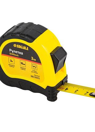 Рулетка shiftlock 3м×16мм sigma (3815031) 2