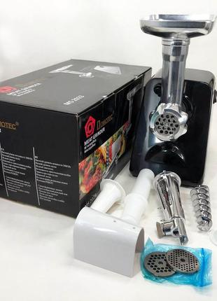 Мясорубка domotec ms-2023 3000 вт / мясорубка электрическая / мясорубка профессиональная / электро мясорубка