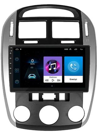 Штатная магнитола lesko для kia cerato i рестайлинг 2006-2009 экран 9" 1/16gb wi-fi gps base киа церато 9шт