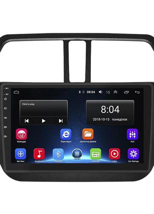 Штатна магнітола lesko для suzuki sx4 ii (s-cross) рестайлінг 2016-н.в. екран 9" 2/32gb wi-fi gps base
