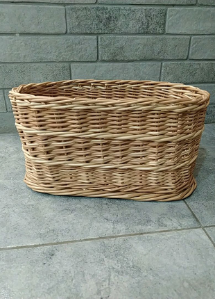 Короб, ящик, органайзер плетених з натуральної лози.