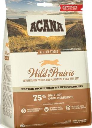 Acana wild prairie cat з індичкою для котят усіх порід і вікових груп — 340 г