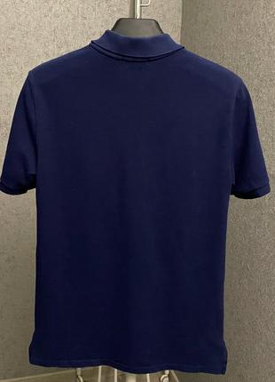 Синяя футболка поло от бренда polo ralph lauren4 фото