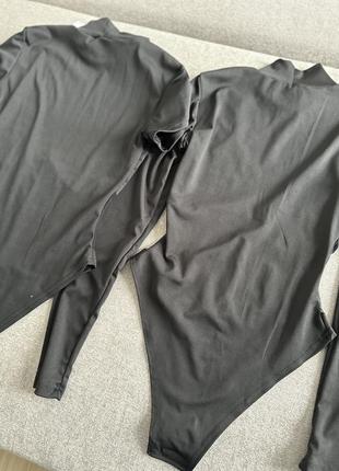 Боди с имитацией корсета на длинный и короткий рукав8 фото