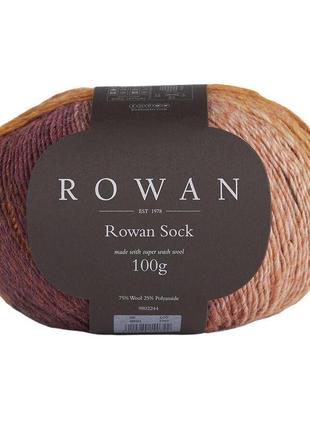 Носочная пряжа rowan sock, 001