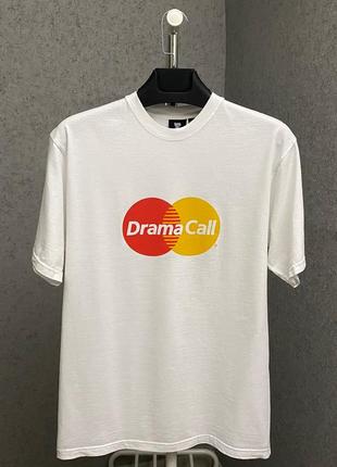 Белая футболка от бренда drama call1 фото