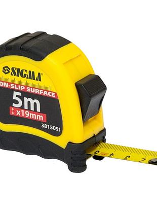 Рулетка shiftlock 5м×19мм sigma (3815051)