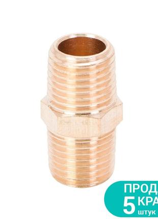 Соединение mt 1/4" × 1/4" (латунь) sigma (7025311)