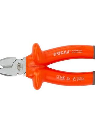 Плоскогубцы диэлектрические 180мм 1000в sigma (4344181)