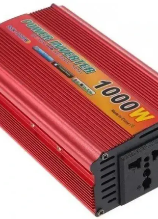 Чистий синус інвертор 12-220 1000w turki перетворювач напруги