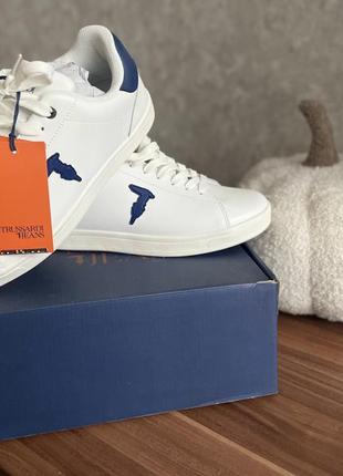 Белые кеды trussardi jeans 8