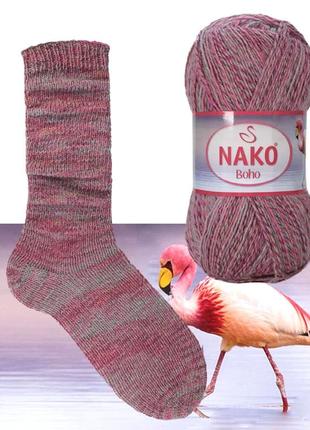 Шкарпеткова пряжа nako boho concept, 87729