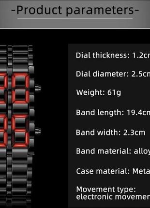 Мужские женские наручные часы lava из нержавеющей стали со светодиодным цифровым кварцевым браслетом3 фото