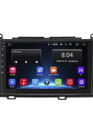 Штатна магнітола lesko для toyota sienna iii 2010-2014 екран 9" 2/32gb wi-fi gps base 11 шт.