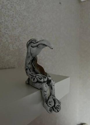 Белая ворона, глиняная ворона1 фото