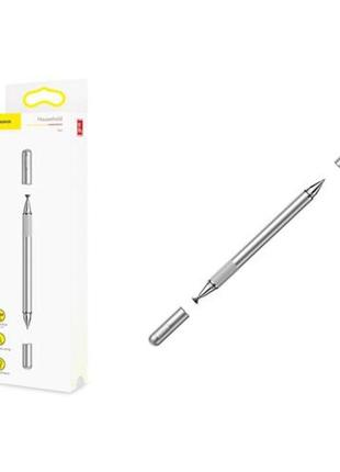 Стилус baseus golden cudgel capacitive stylus pen silver