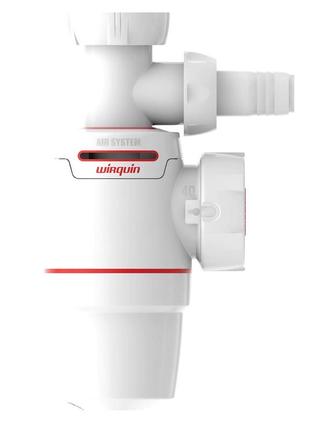 Сифон для кухонной мойки neo air 1½"×ø40мм с подводом wirquin (9542321)