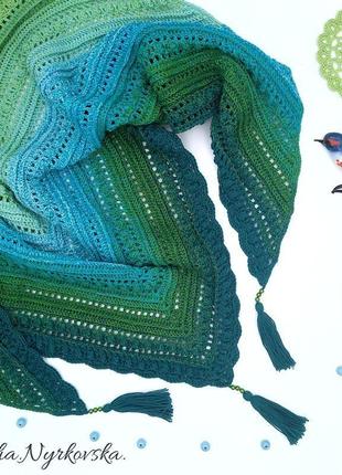 Бактус, мини-шаль