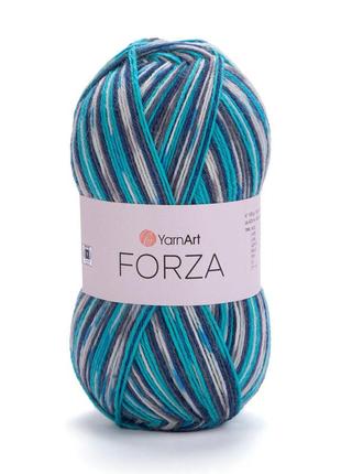 Шкарпеткова пряжа yarnart forza, 2514