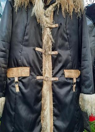 Плащ із натурального хутра