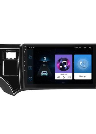 Штатная магнитола lesko для toyota aqua i 2011-2014 экран 9" 1/16gb wi-fi gps base 6шт