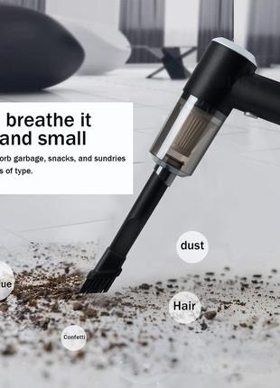 Автомобільний пилосос 2 in 1 vacuum cleaner для дому та авто
