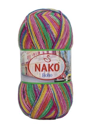 Носочная пряжа nako boho concept, 32844