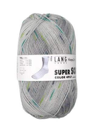 Носочная пряжа lang yarns super soxx 4-х нитка, 03231 фото