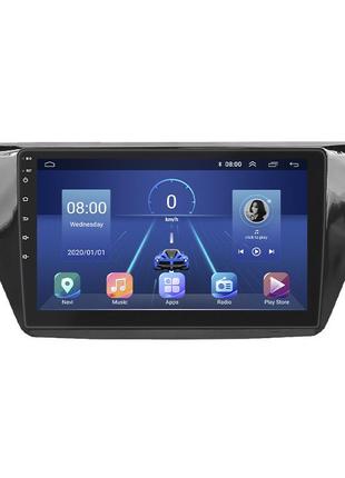 Штатна магнітола lesko для volkswagen touran iii 2015-н.в. екран 10" 4/32gb 4g wi-fi gps top туран