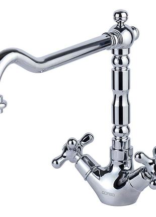 Смеситель arno 1/2" для кухни г-излив на шпильке corso 9679100 (fe-5b252c)