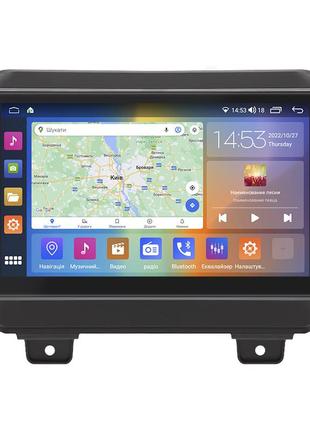 Штатна магнітола lesko для jeep wrangler iv (jl) 2017-н.в. екран 9" 2/32gb carplay 4g wi-fi gps prime джі 2шт