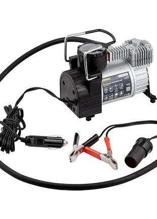 Компрессор автомобильный автостоп 12в 180вт 15а 35л/мин 10бар сумка, переходник на клеммы sigma (6170251)
