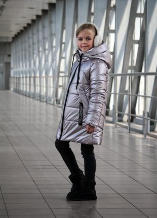 Зимове пальто - пуховик на дівчинку "джессіка"