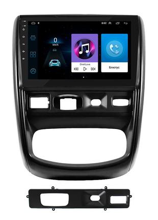 Штатная магнитола lesko для renault duster i 2010-2015 экран 9" 1/16gb/ wi-fi optima gps android рено