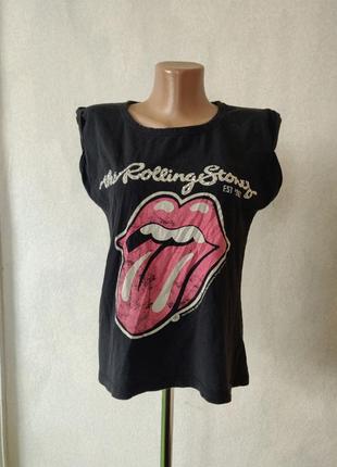 The rolling stones майка мерч rock неформат атрибутика