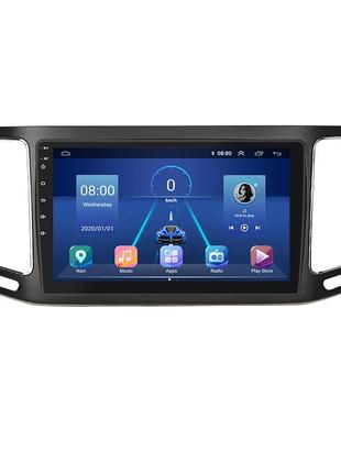 Штатная магнитола 9" lesko для seat alhambra ii рестайлинг 2015-2020 6/128gb 4g wi-fi gps top