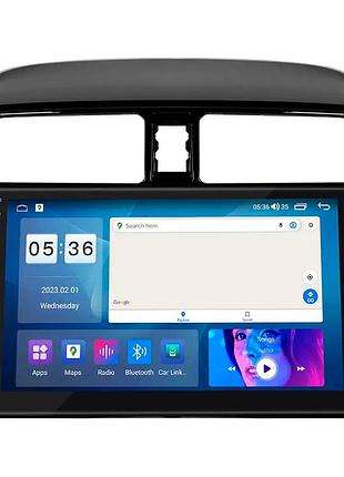 Магнитола lesko для mitsubishi mirage vi рестайлинг 2015-2019 ips 9" 4/64gb carplay 4g wi-fi gps prime