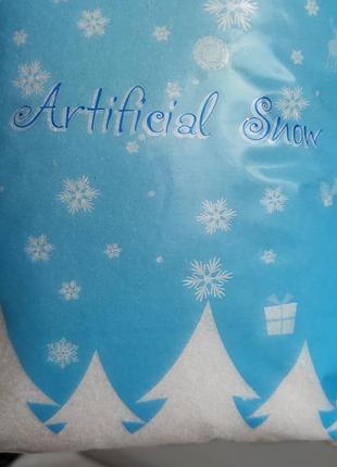 Сніг штучний декоративний сипучий 5л купити