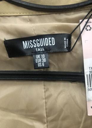 Тренч missguided, плащ, пальто4 фото