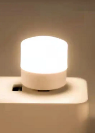Лампочка-світильник для читання світлодіодна usb лампа світильник2 фото