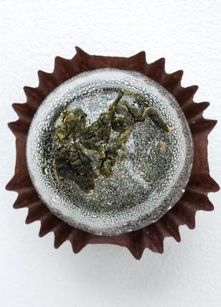 Чайные бомбочки/сферы/tea bombs "подарочный набор с черным, зелёным и гречишным чаем (6 шт)"3 фото
