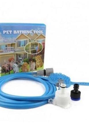 Щетка душ для купания собак pet bathing tool6 фото