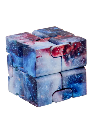 Нескінченний кубик, кубик-антистрес, іграшка головоломка, космос1 фото