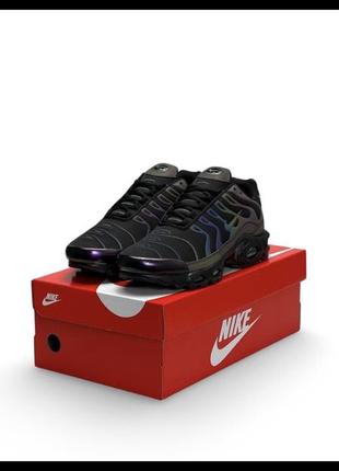 Мужские кроссовки nike air max plus black chameleon1 фото