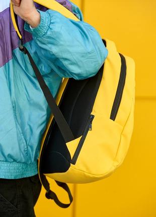 Мужский рюкзак sambag zard lzn - желтый7 фото