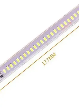 Usb led-лампа світильник нічник білий на 24 світлодіоди 5 v 12 w2 фото